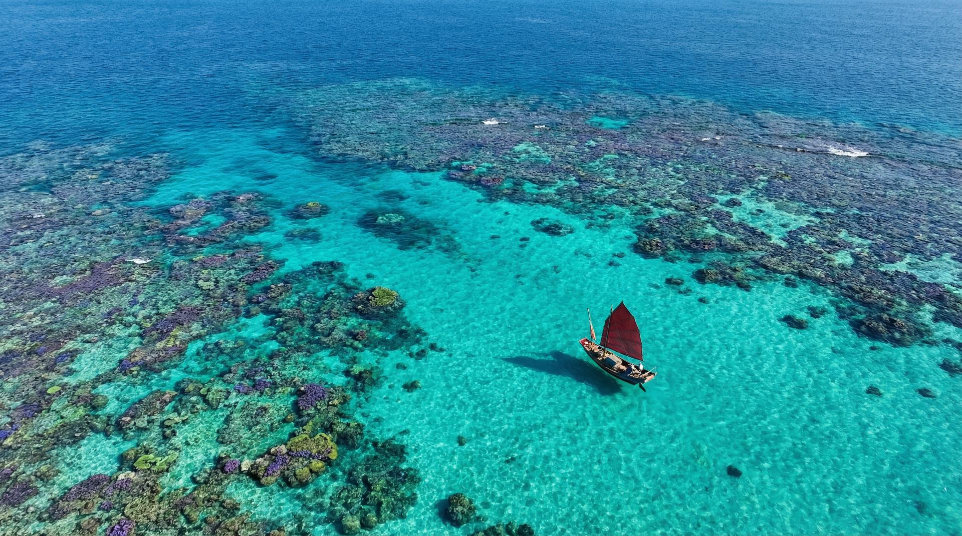 溏心vlog传媒千步沙航拍