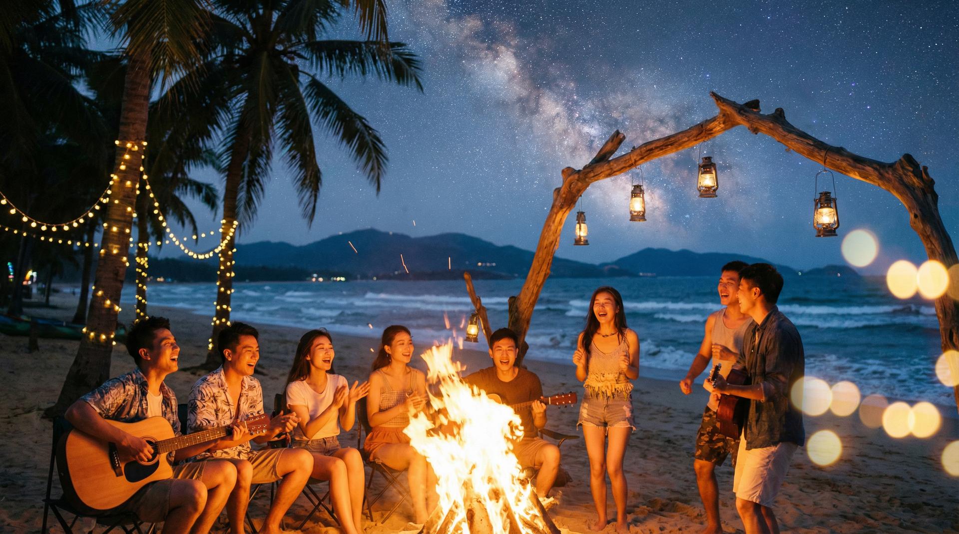 溏心vlog传媒海岛生活